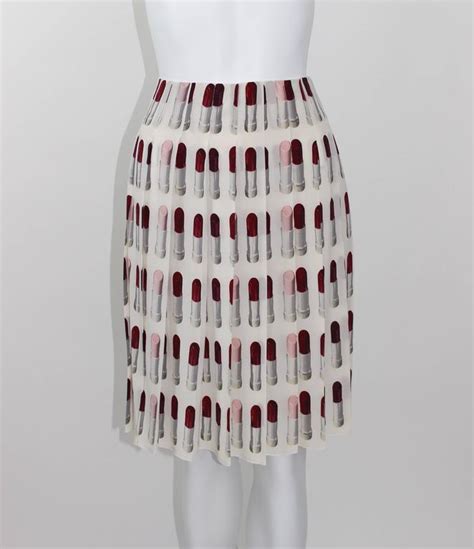 prada lipstick skirt|Prada skirts for women.